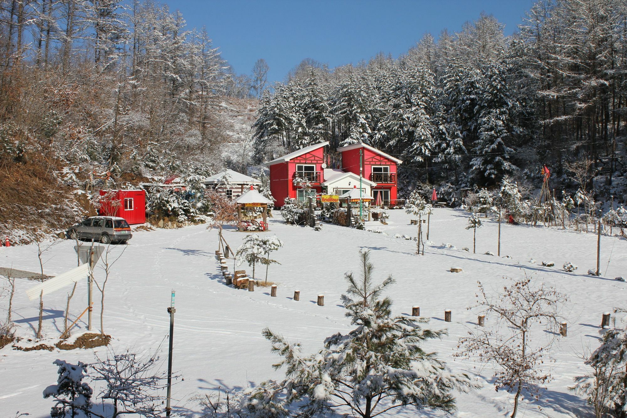 Heidi Pension G House Hongcheon Exteriör bild